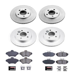 Power Stop CRK1326 Z17 Evolution Front And Rear Pad And Rotor Kit for 1993-1997 Ford Thunderbird Rear Disc product image
