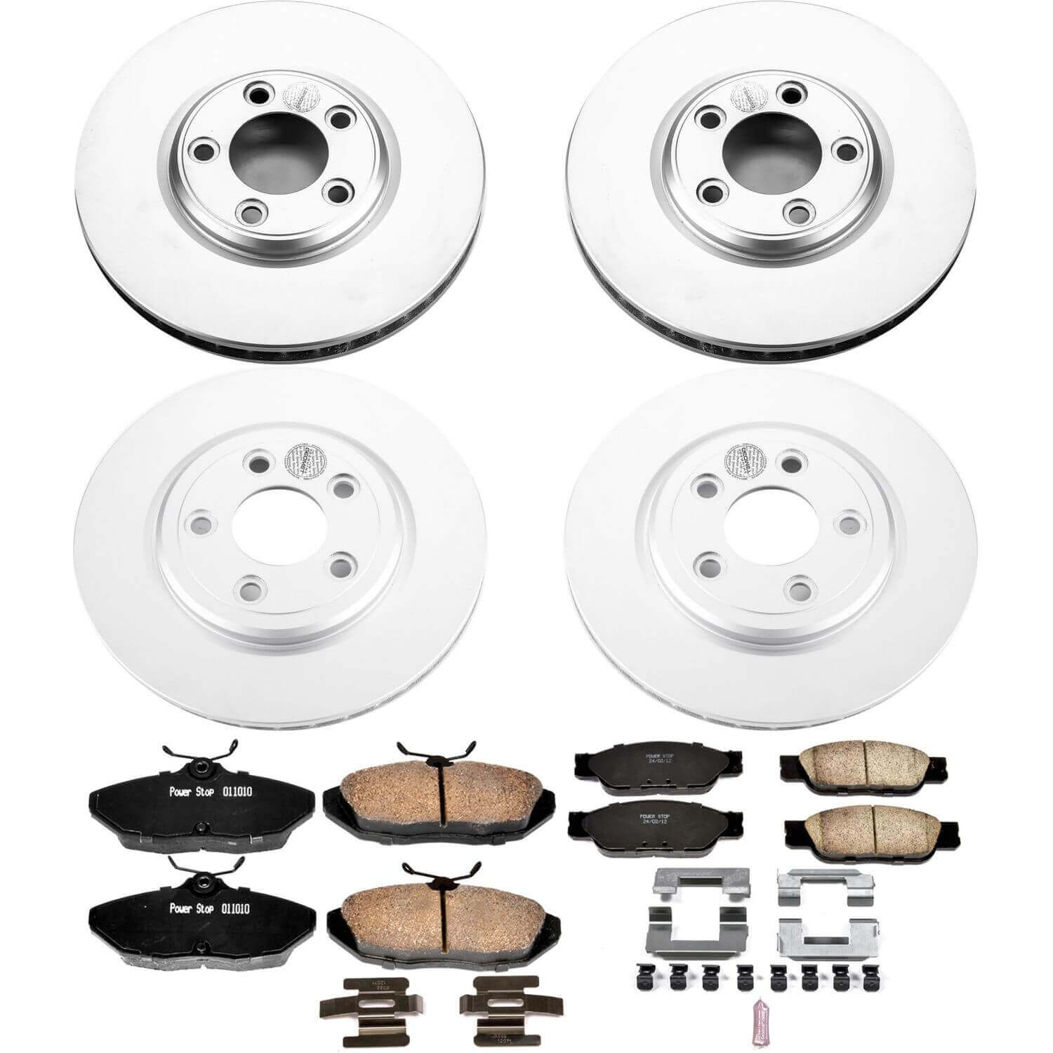 Power Stop CRK1352 Z17 Evolution Front And Rear Brake Kit for 2000-2002 Jaguar S-Type product image