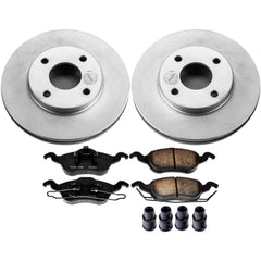 Power Stop CRK1358 Z17 Evolution Front Brake Kit for 2000-2001 Ford Focus product image