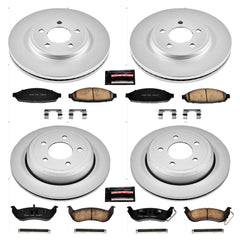 Power Stop CRK1365 - Z17 Evolution Front And Rear Brake Kit vehicle fitment brake part