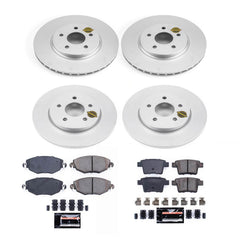 Power Stop CRK1374 Z23 Evolution Sport Front And Rear Brake Kit for 2005-2008 Jaguar X-Type product image
