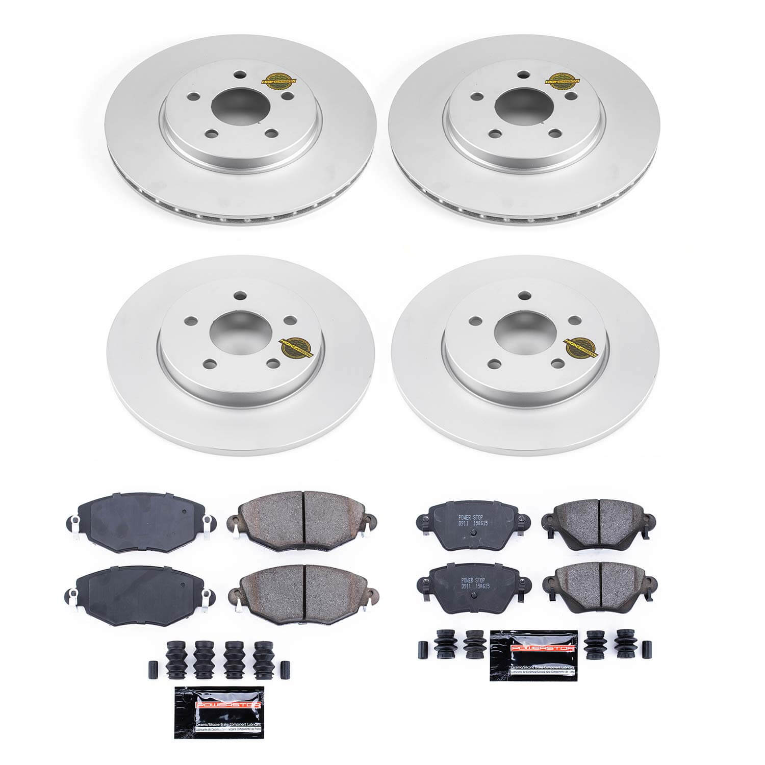 Power Stop CRK1375 Z23 Evolution Sport Front And Rear Brake Kit for 2002-2005 Jaguar X-Type product image