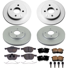 Power Stop CRK1378 Z23 Evolution Sport Front And Rear Brake Kit for 2005-2007 Ford Focus Rear Disc product image