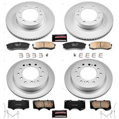 Power Stop CRK138 - Z17 Evolution Front And Rear Brake Kit vehicle fitment brake part