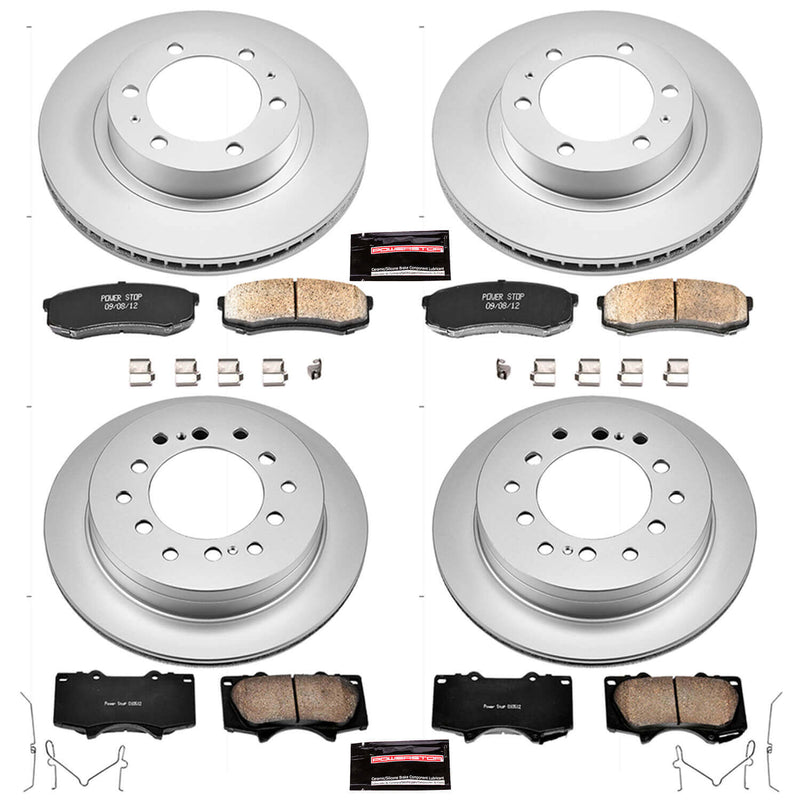 Power Stop CRK138 - Z17 Evolution Front And Rear Brake Kit vehicle fitment brake part