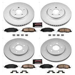Power Stop CRK1381 - Z17 Evolution Front And Rear Brake Kit vehicle fitment brake part