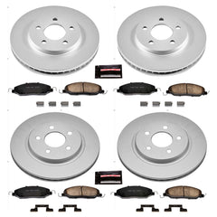 Power Stop CRK1383 - Z17 Evolution Front And Rear Brake Kit vehicle fitment brake part