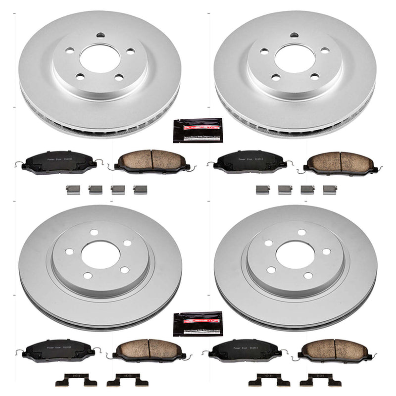 Power Stop CRK1383 - Z17 Evolution Front And Rear Brake Kit vehicle fitment brake part