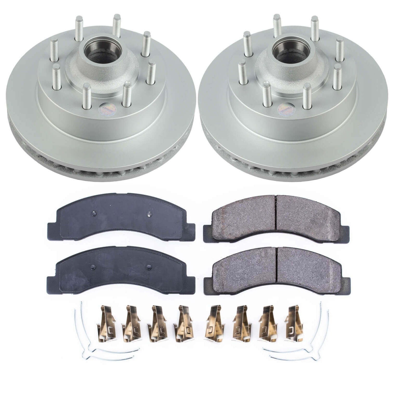 Power Stop CRK1392 Z17 Evolution Front Pad And Rotor Kit for 2003-2005 Ford Excursion Rear Wheel Drive product image