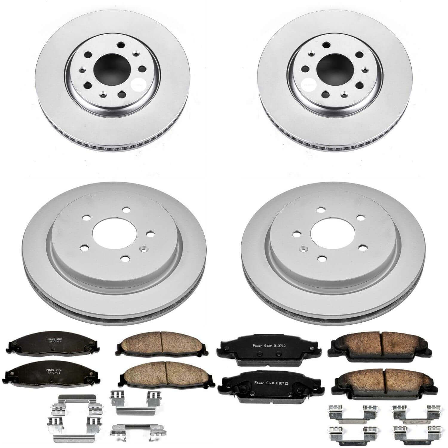 Power Stop CRK1424 - Z17 Evolution Front And Rear Brake Kit vehicle fitment brake part