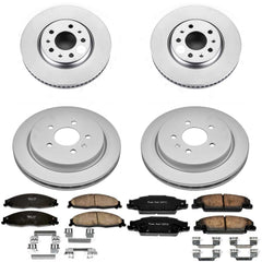 Power Stop CRK1424 - Z17 Evolution Front And Rear Brake Kit vehicle fitment brake part