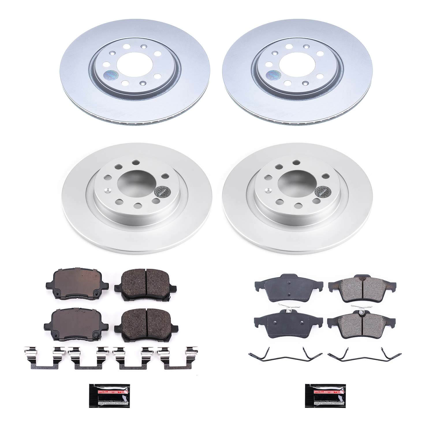 Power Stop CRK1434 Z17 Evolution Front And Rear Pad And Rotor Kit for 2006-2009 Pontiac Solstice product image