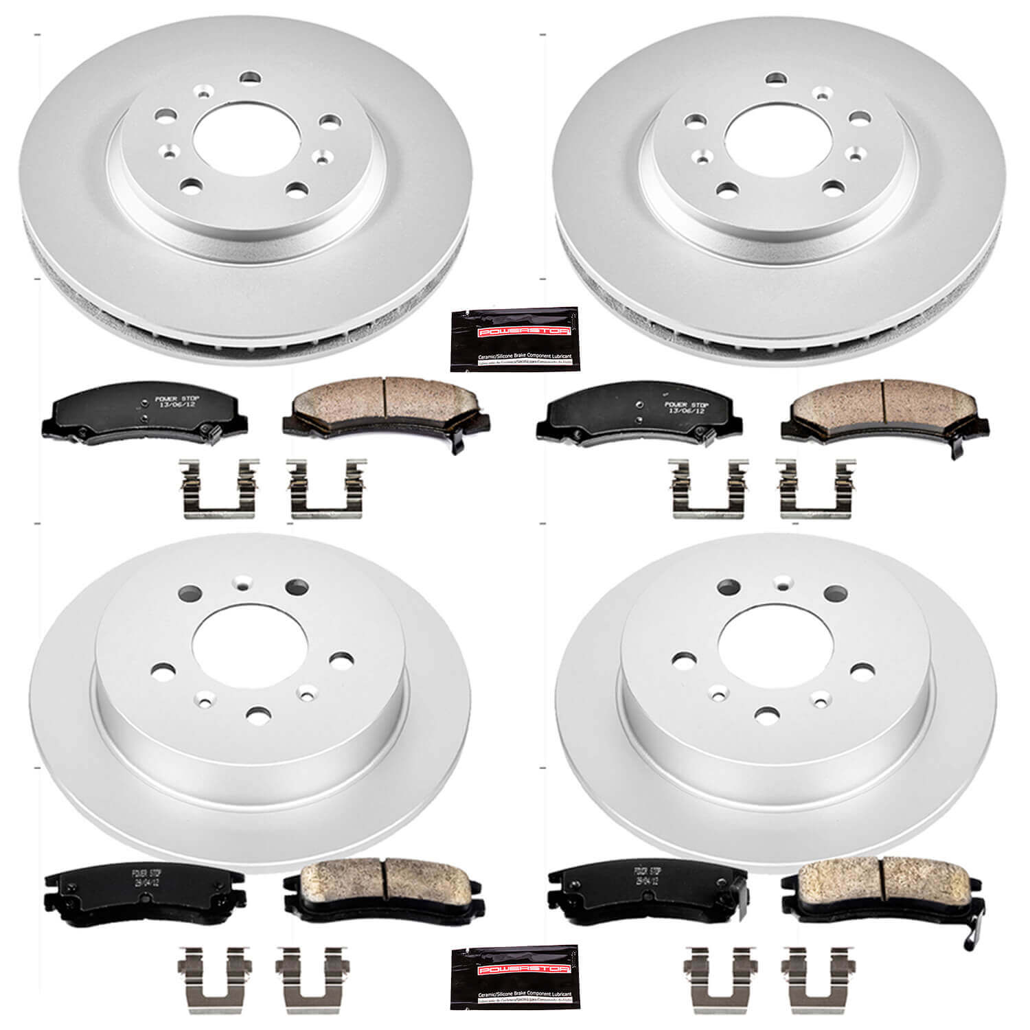 Power Stop CRK1438 - Z17 Evolution Front And Rear Brake Kit vehicle fitment brake part