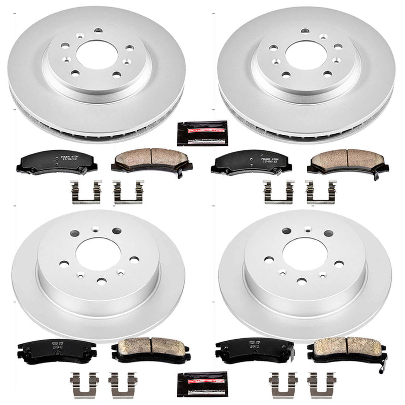 Power Stop CRK1438 - Z17 Evolution Front And Rear Brake Kit vehicle fitment brake part