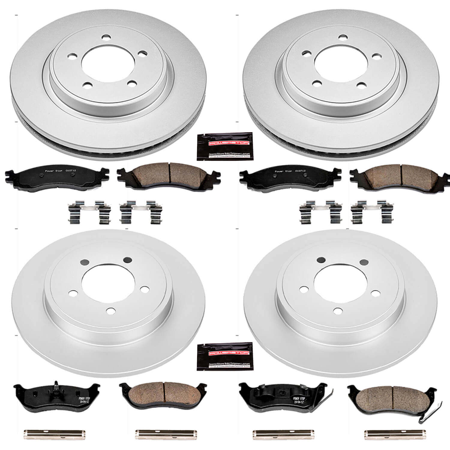 Power Stop CRK1443 - Z17 Evolution Front And Rear Brake Kit vehicle fitment brake part