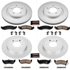 Power Stop CRK1443 - Z17 Evolution Front And Rear Brake Kit vehicle fitment brake part