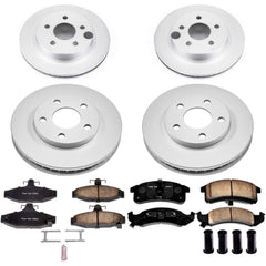 Power Stop CRK1535 Z17 Evolution Front And Rear Brake Kit for 1994-1997 Chevrolet Camaro Rear Disc product image