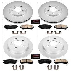 Power Stop CRK1544 - Z17 Evolution Front And Rear Brake Kit vehicle fitment brake part