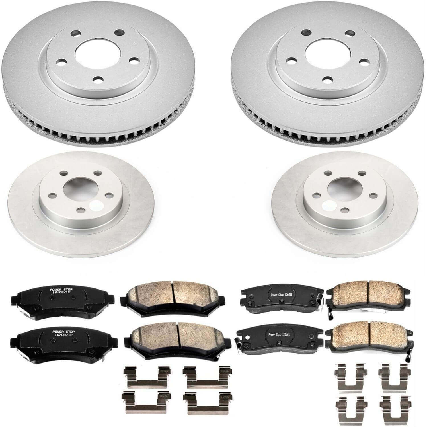 Power Stop CRK1545 - Z17 Evolution Front And Rear Brake Kit vehicle fitment brake part