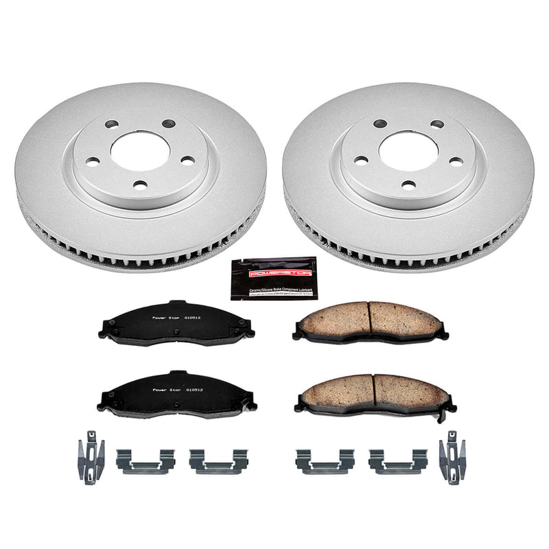 Power Stop CRK1547 - Z17 Evolution Front Brake Kit vehicle fitment brake part