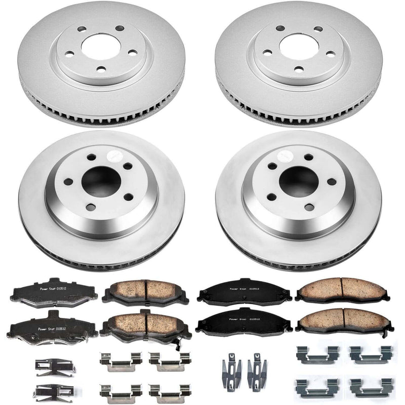 Power Stop CRK1548 Z17 Evolution Front And Rear Brake Kit for 1998-2002 Chevrolet Camaro product image