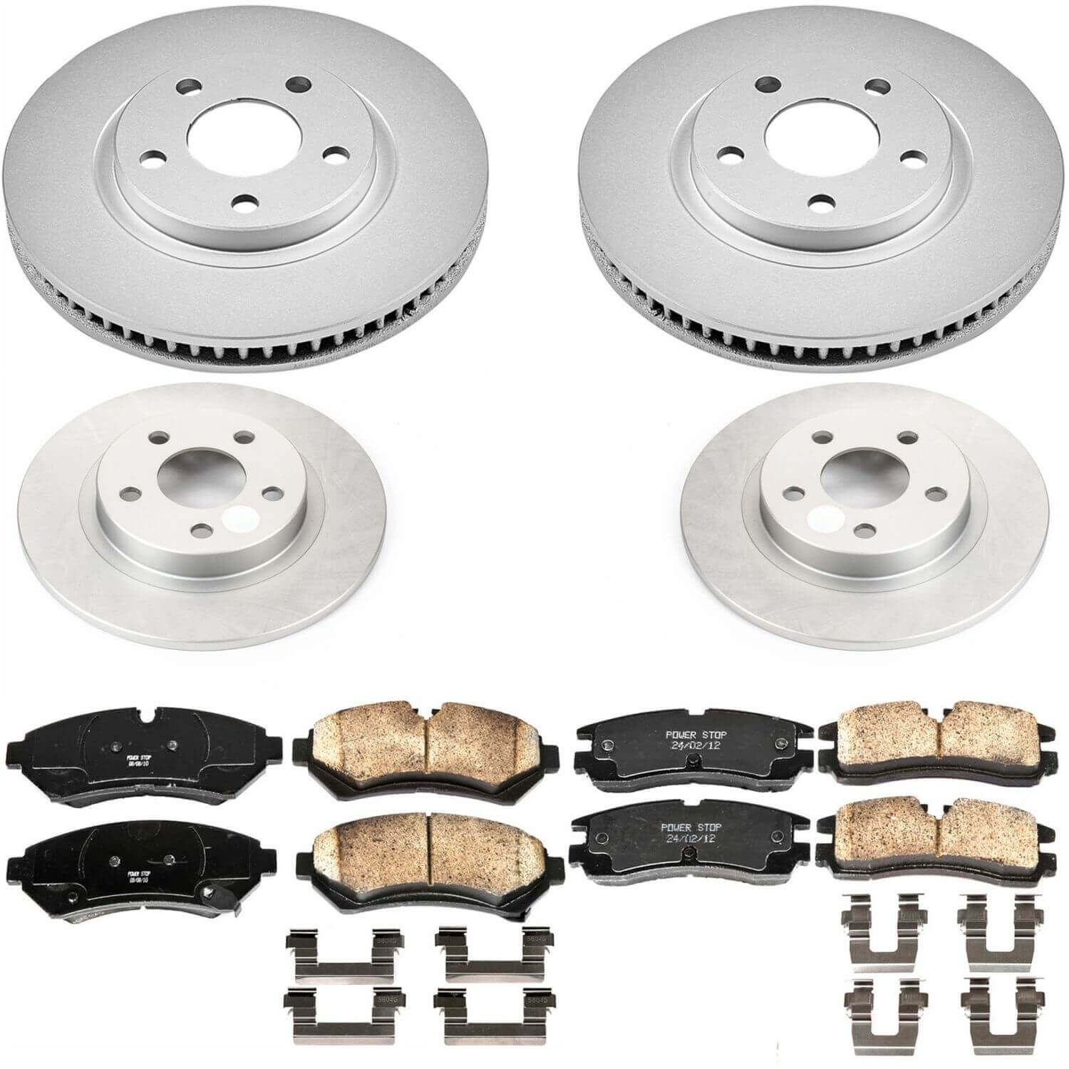 Power Stop CRK1550 - Z17 Evolution Front And Rear Brake Kit vehicle fitment brake part