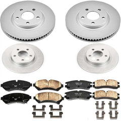 Power Stop CRK1550 - Z17 Evolution Front And Rear Brake Kit vehicle fitment brake part