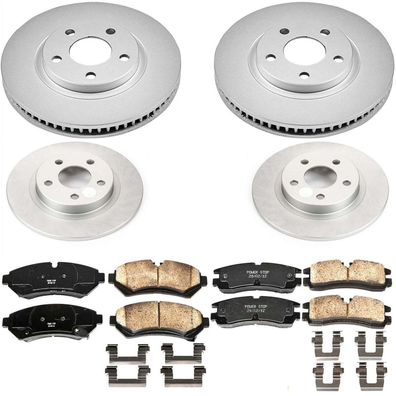 Power Stop CRK1550 - Z17 Evolution Front And Rear Brake Kit vehicle fitment brake part