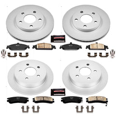 Power Stop CRK1552 - Z17 Evolution Front And Rear Brake Kit vehicle fitment brake part