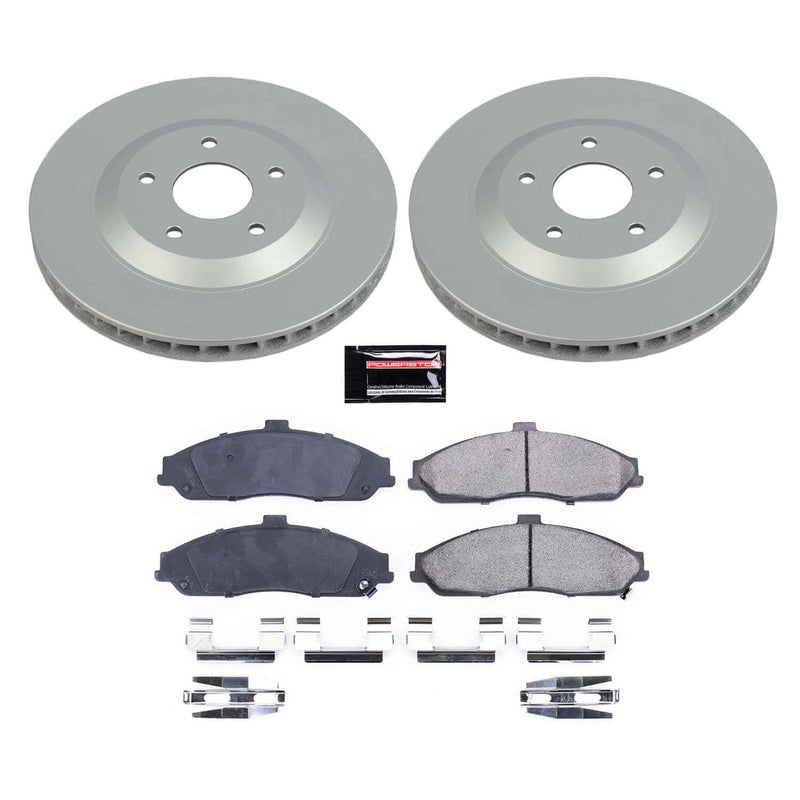 Power Stop CRK1559 Z17 Evolution Front Pad And Rotor Kit for 2004 Cadillac Xlr product image