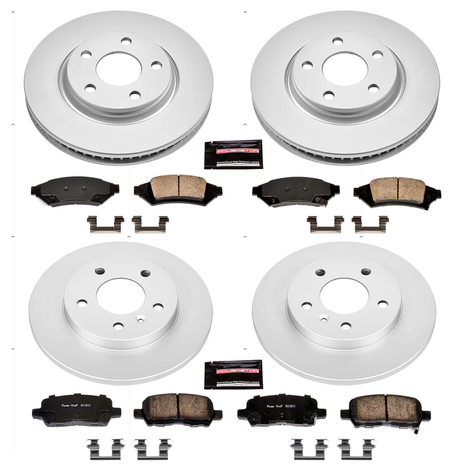 Power Stop CRK1587 - Z17 Evolution Front And Rear Brake Kit vehicle fitment brake part