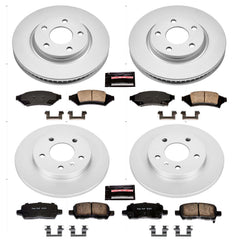 Power Stop CRK1587 - Z17 Evolution Front And Rear Brake Kit vehicle fitment brake part