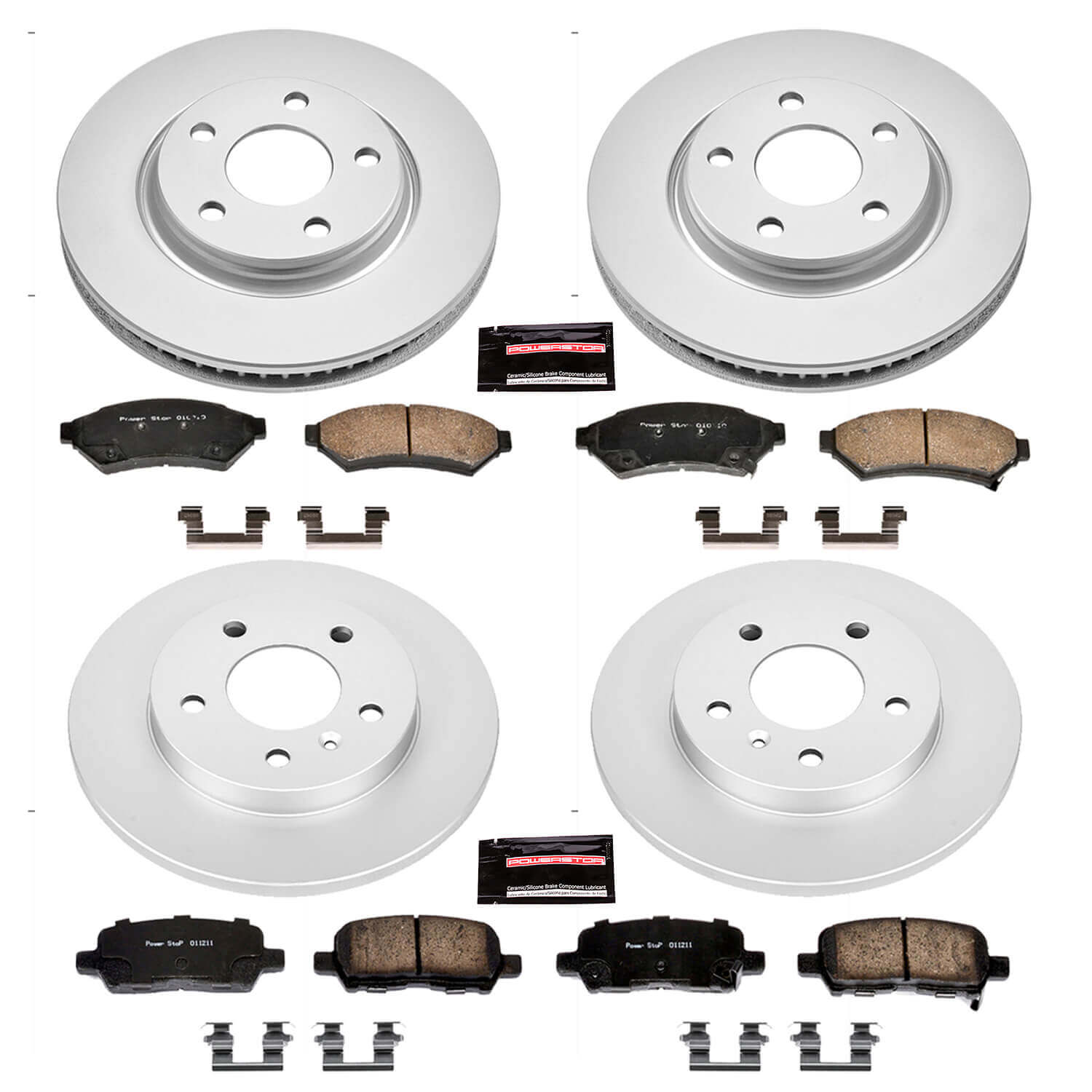 Power Stop CRK1589 - Z17 Evolution Front And Rear Brake Kit vehicle fitment brake part