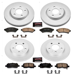 Power Stop CRK1589 - Z17 Evolution Front And Rear Brake Kit vehicle fitment brake part
