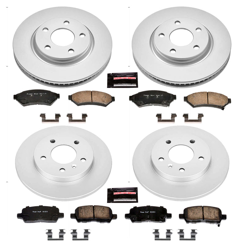 Power Stop CRK1589 - Z17 Evolution Front And Rear Brake Kit vehicle fitment brake part