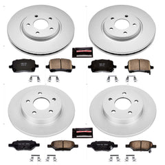 Power Stop CRK1612 - Z17 Evolution Front And Rear Brake Kit vehicle fitment brake part