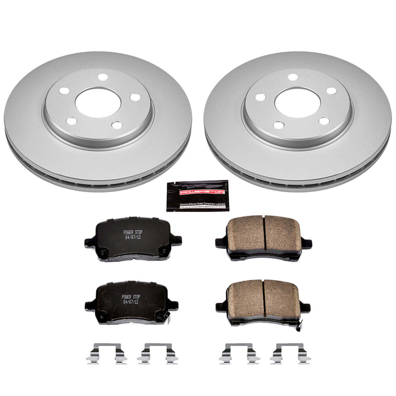 Power Stop CRK1617 - Z17 Evolution Front Brake Kit vehicle fitment brake part