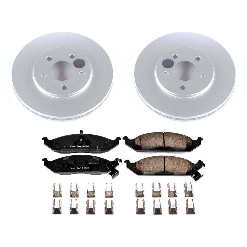 Power Stop CRK1676 Z17 Evolution Front Pad And Rotor Kit for 1995-2000 Chrysler Cirrus product image