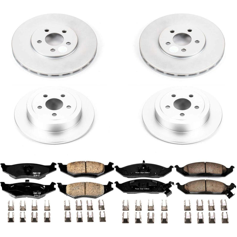 Power Stop CRK1680 - Z17 Evolution Front And Rear Brake Kit vehicle fitment brake part