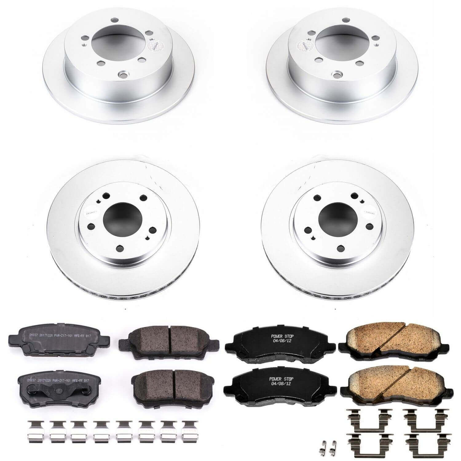 Power Stop CRK1682 - Z17 Evolution Front And Rear Brake Kit vehicle fitment brake part
