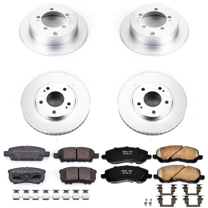 Power Stop CRK1682 - Z17 Evolution Front And Rear Brake Kit vehicle fitment brake part