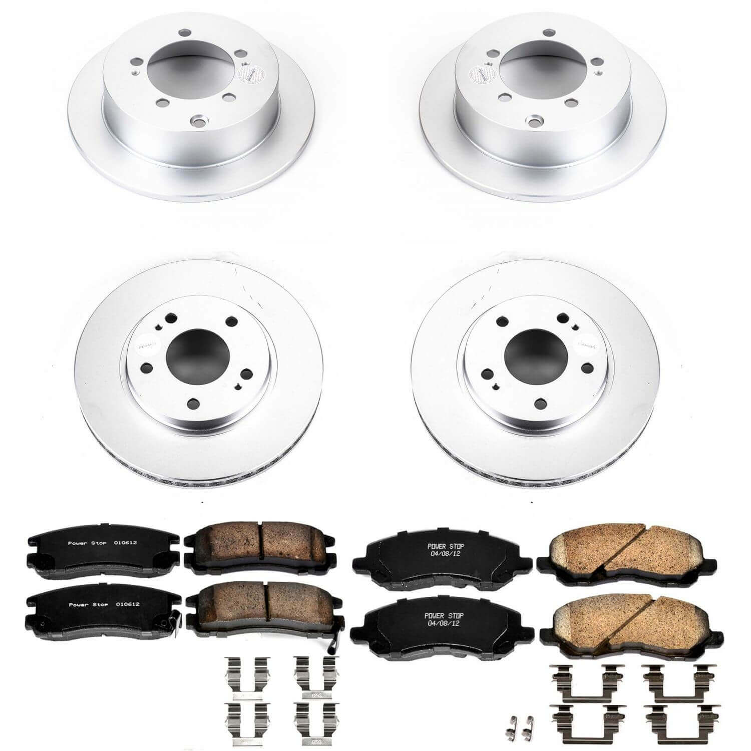 Power Stop CRK1683 - Z17 Evolution Front And Rear Brake Kit vehicle fitment brake part
