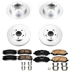 Power Stop CRK1683 - Z17 Evolution Front And Rear Brake Kit vehicle fitment brake part