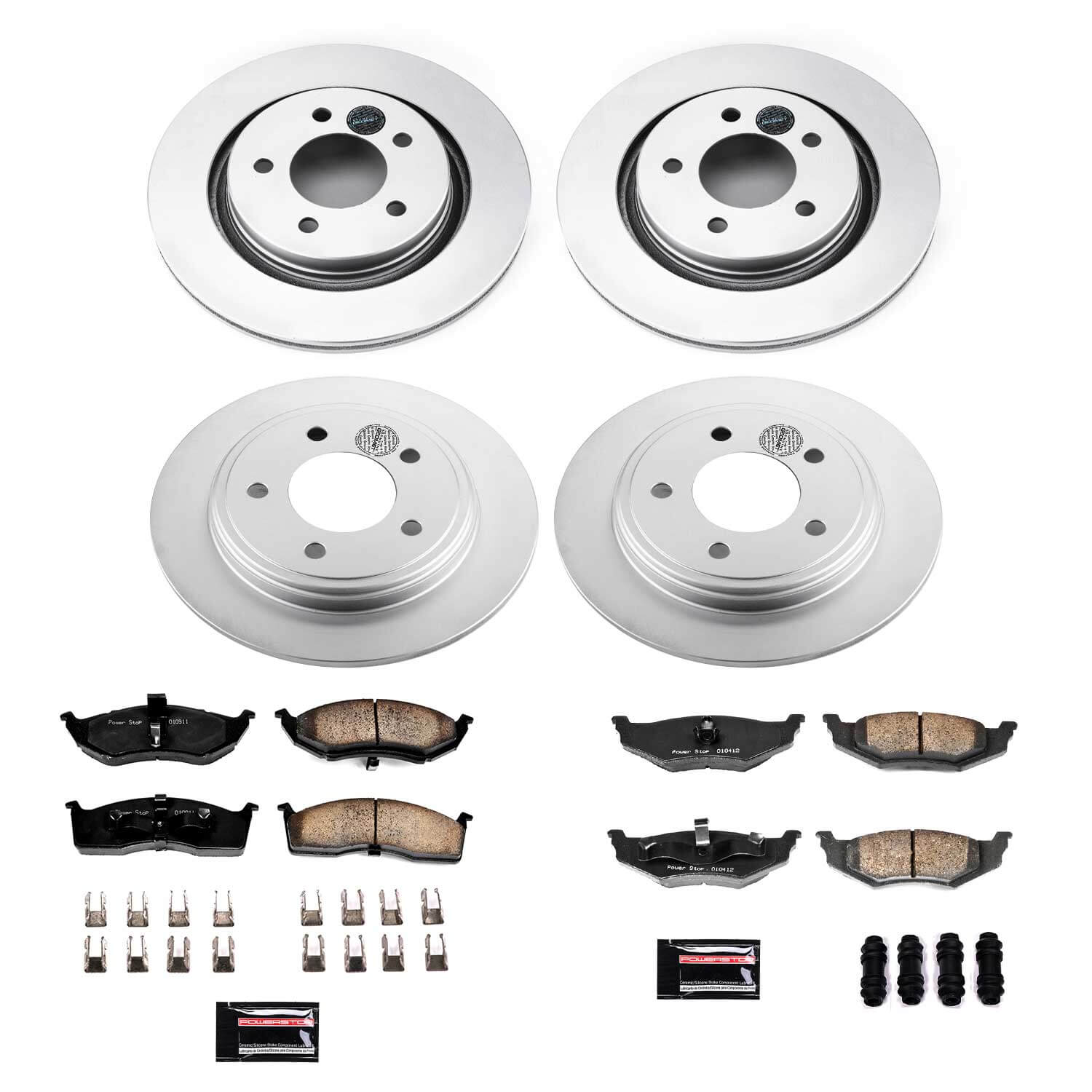 Power Stop CRK1701 Z17 Evolution Front And Rear Pad And Rotor Kit for 1999-2002 Chrysler 300M product image