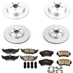 Power Stop CRK1705 - Z17 Evolution Front And Rear Brake Kit vehicle fitment brake part