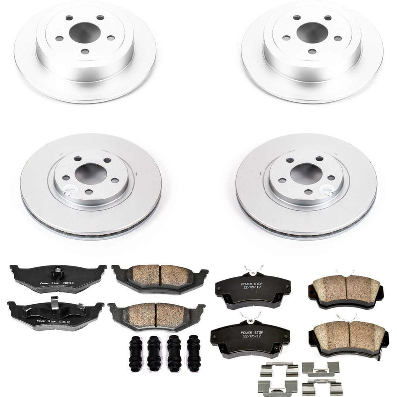 Power Stop CRK1705 - Z17 Evolution Front And Rear Brake Kit vehicle fitment brake part