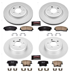 Power Stop CRK1715 - Z17 Evolution Front And Rear Brake Kit vehicle fitment brake part