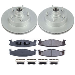Power Stop CRK1831 Z17 Evolution Front Pad And Rotor Kit for 1994-2001 Ford E-150 Econoline 2-WHEEL ABS product image
