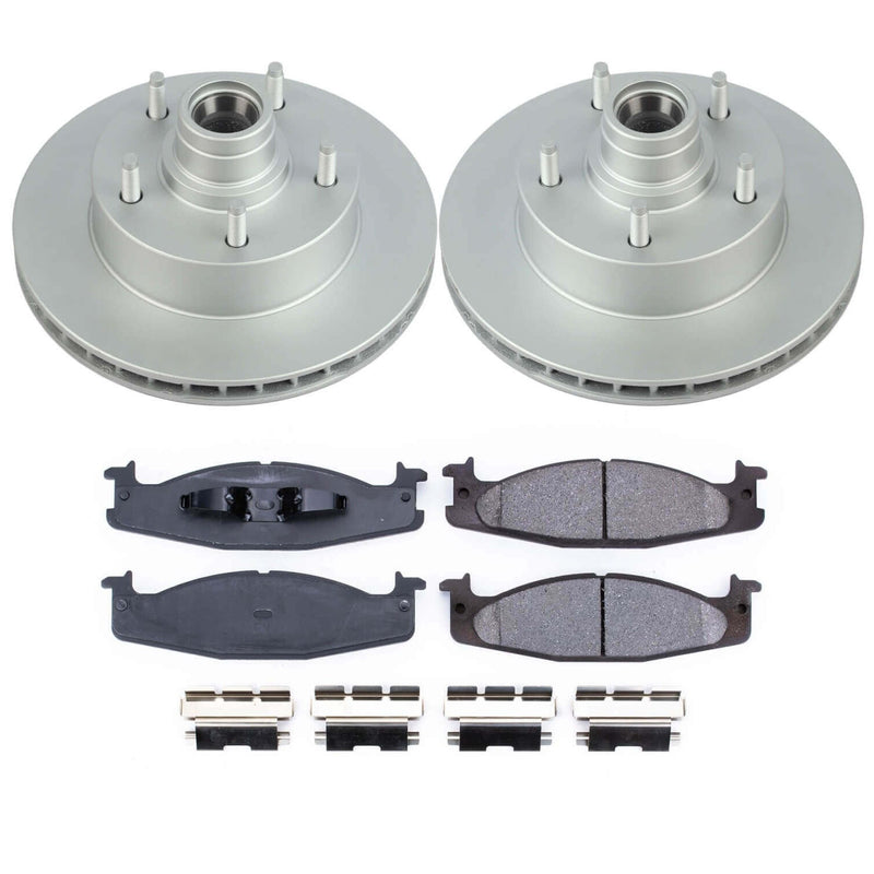 Power Stop CRK1832 Z17 Evolution Front Pad And Rotor Kit for 2003 Ford E-150 product image