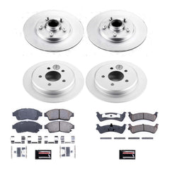 Power Stop CRK1855 Z17 Evolution Front And Rear Brake Kit for 1995-2001 Ford Explorer Rear Wheel Drive product image